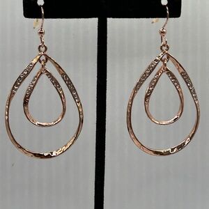 NWOT Park Lane Belle Rose Gold Earrings